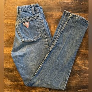 VTG 80s GUESS Jeans Size 28 Style 1050 Georges Marciano High-Waisted Vintage